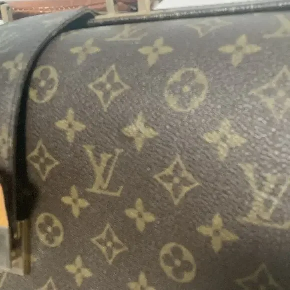 LOUIS VUITTON Monogram Serviette Fermoir Business Bag, Dr’s Briefcase Vintage - Picture 16 of 16